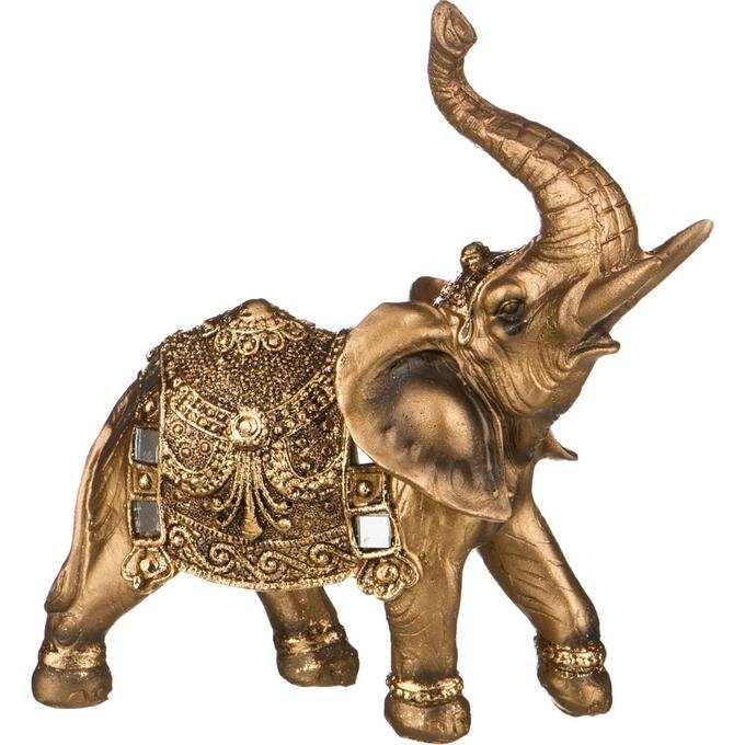 Фигурка слона с поднятым хоботом