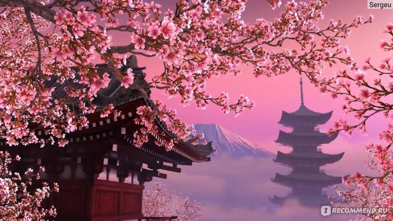 Япония Сакура аниме