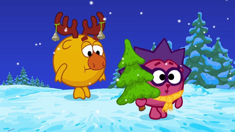 Смешарики новогодние серии