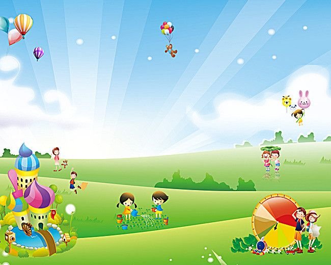 Красивый фон для детского сада