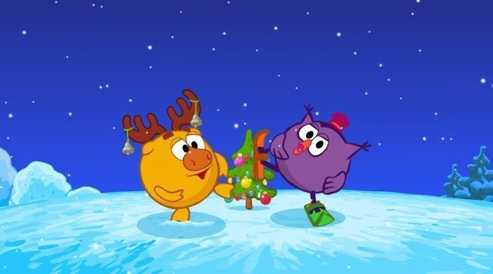 Новогодние мультики Смешарики