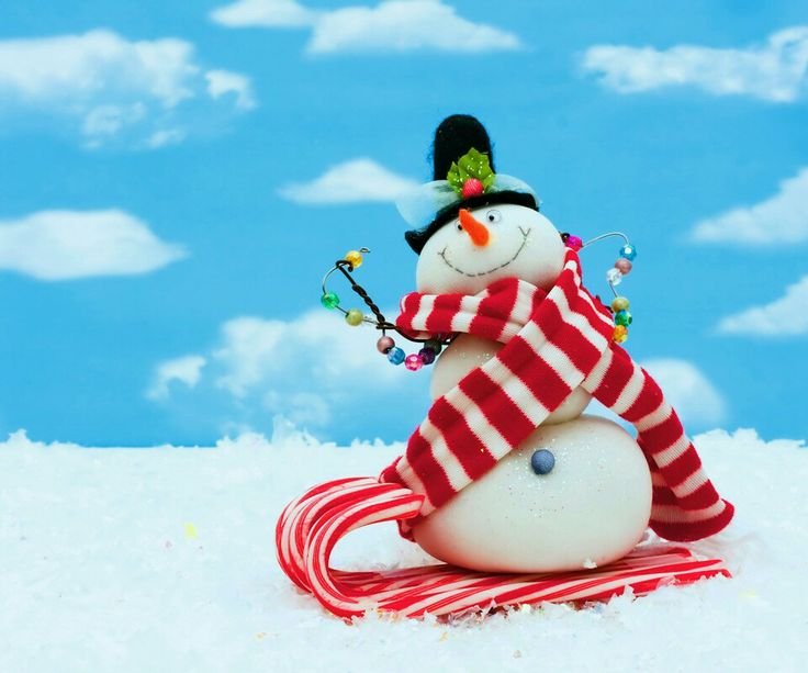 Снеговик на рабочий стол