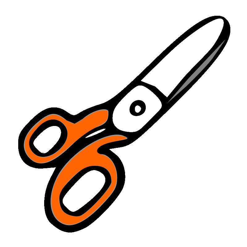 Ножницы мультяшный