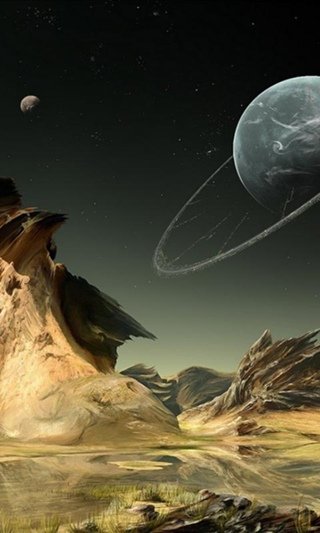 Фантастические космические пейзажи