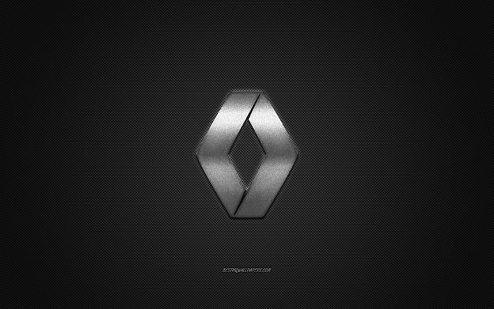 Логотип Рено на черном фоне