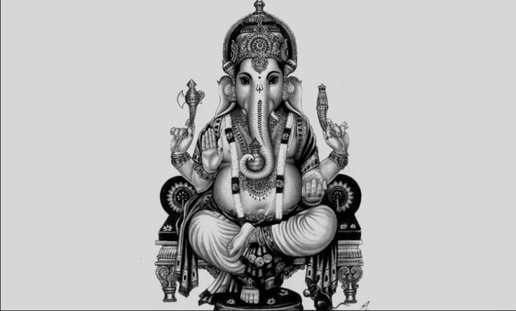 Ганеша Ганапати воин