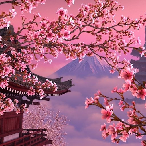 Гора Фудзи и Сакура