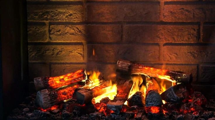 Камин фон