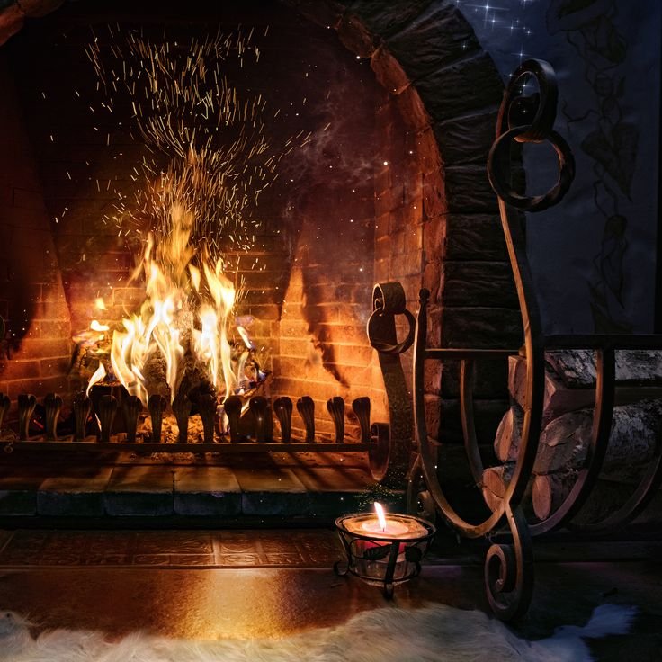 Сказочный камин