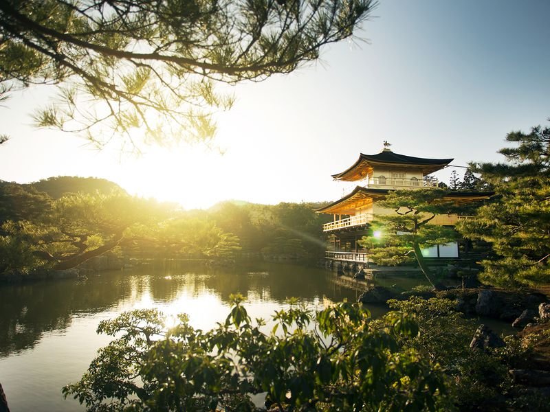Золотой павильон в Киото