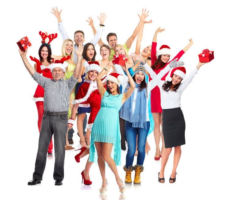 Новый год люди