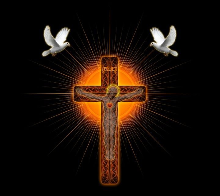 Красивый православный крест