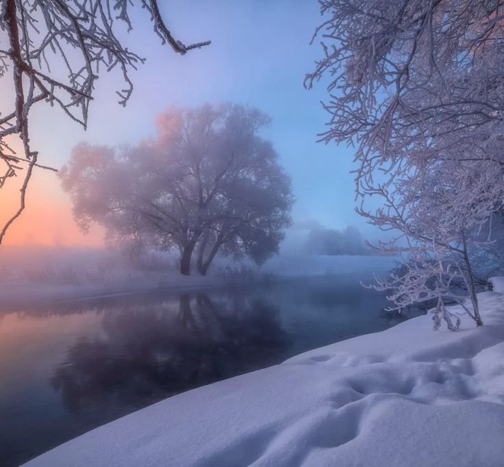 Рассвет зимой