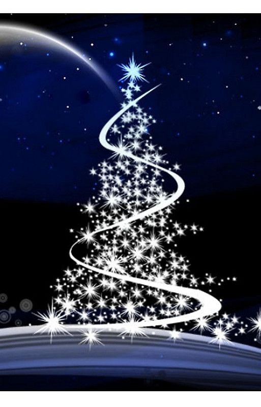 Новогодняя картинка на заставку телефона