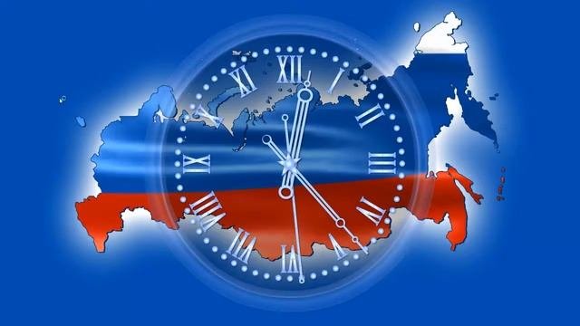 Скринсейвер часы Россия