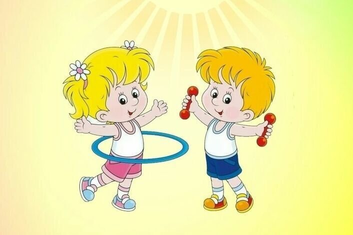 Физкультура рисунок для детей