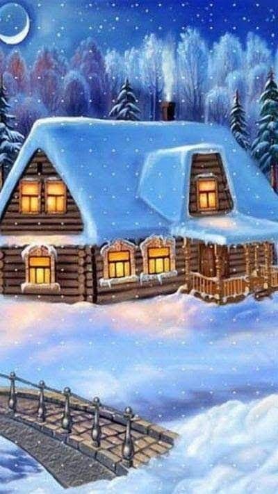 Новогодняя деревня