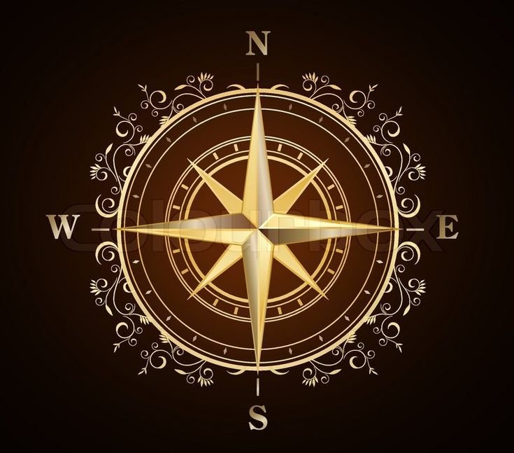 Компас красивый