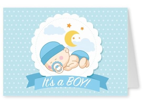 Открытка новорожденному мальчику