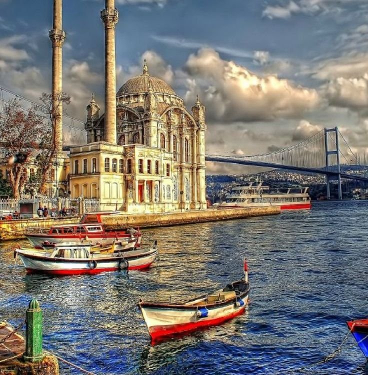 Стамбул голубая мечеть Босфор