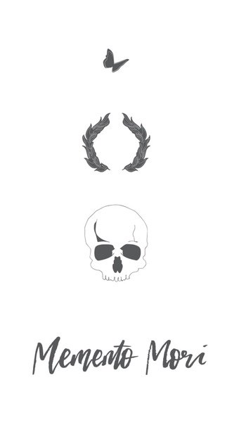 Эскиз тату МЕМЕНТО море