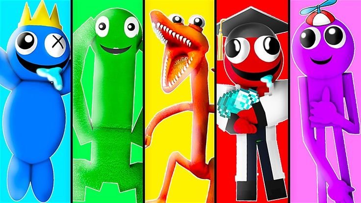 Раду жные друзя монстры