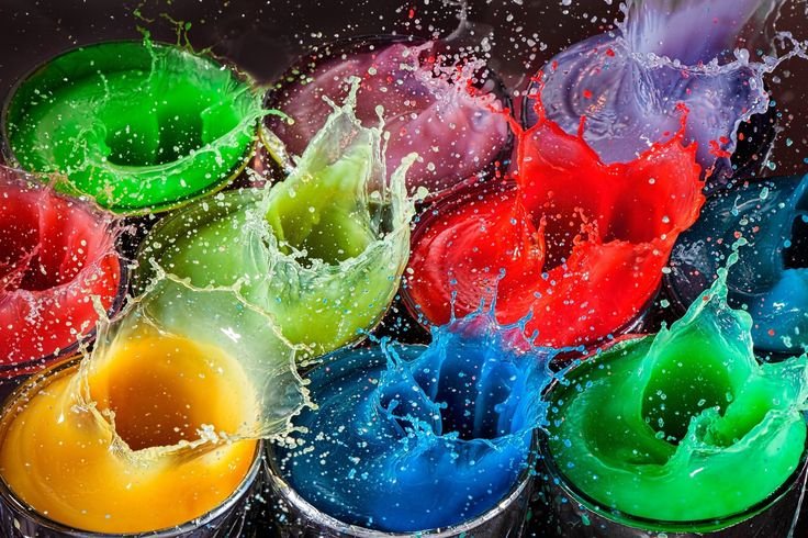 Красивые яркие цвета