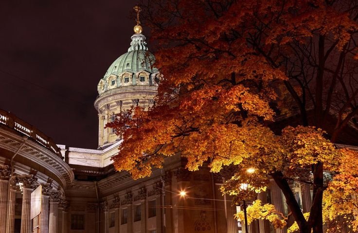 Питер осень Казанский