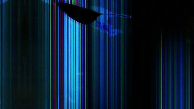 Разбитый монитор