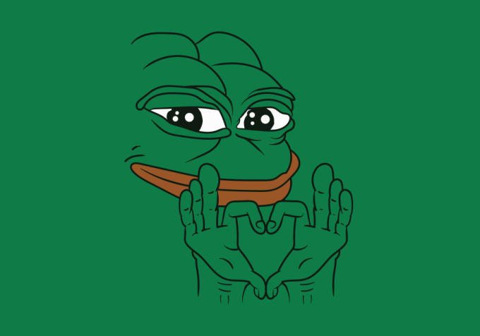 Лягушка Пепе фон