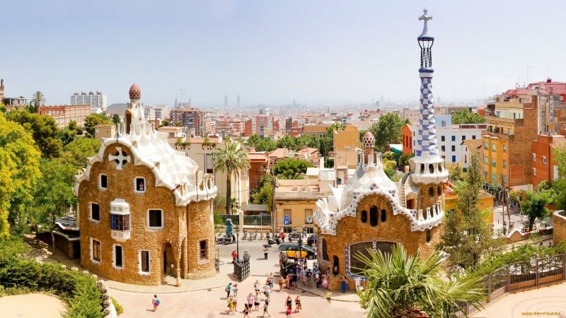 Парк Гуэля Барселона Испания