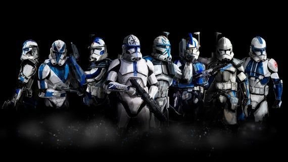 Клоноы 501 Легион Звёздные воины