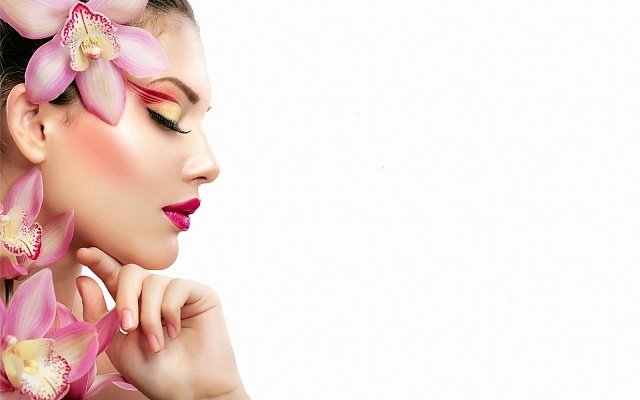 Фон для листовки салона красоты