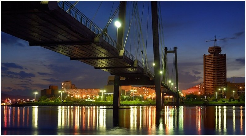 Ночной Красноярск