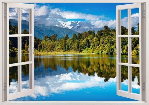 Пейзаж в окне