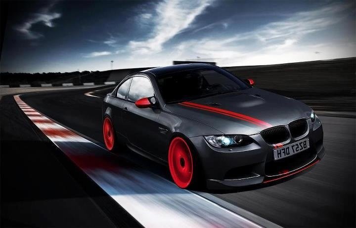 BMW m3 черный 1080x1920