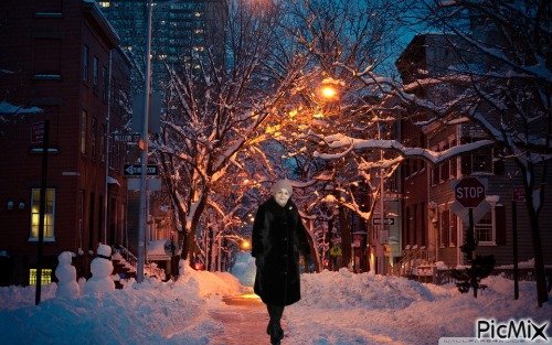 Зима в городе