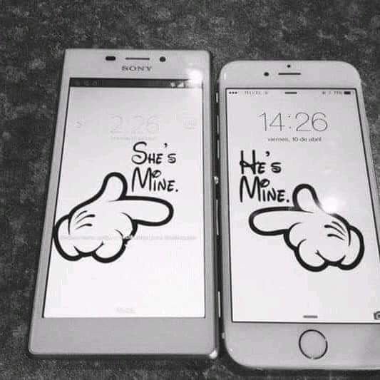 Парные заставки на телефон