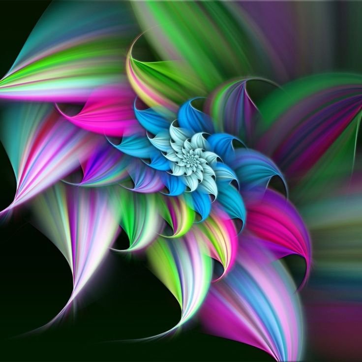 Абстрактные цветы