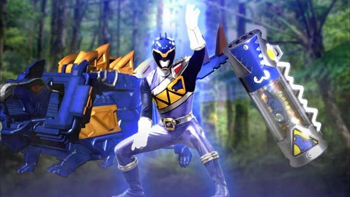 Рейнджеры Дино заряд голубой рейнджер