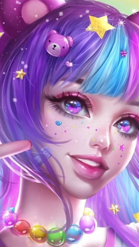 Красивые девушки мультяшные