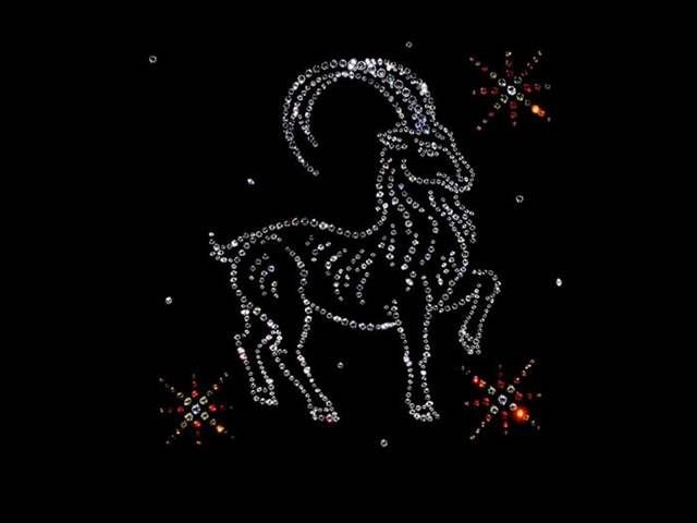 Козерог знак зодиака фон