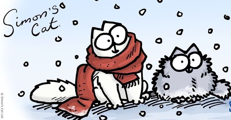 Кот Саймон и котенок