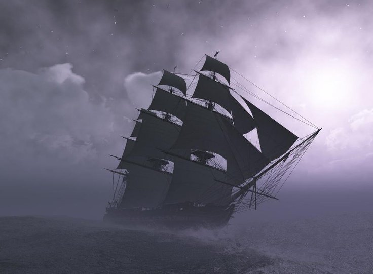 Корабль черная Жемчужина Моргана