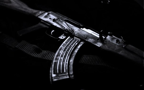 Автомат Калашникова АК-47 чёрный