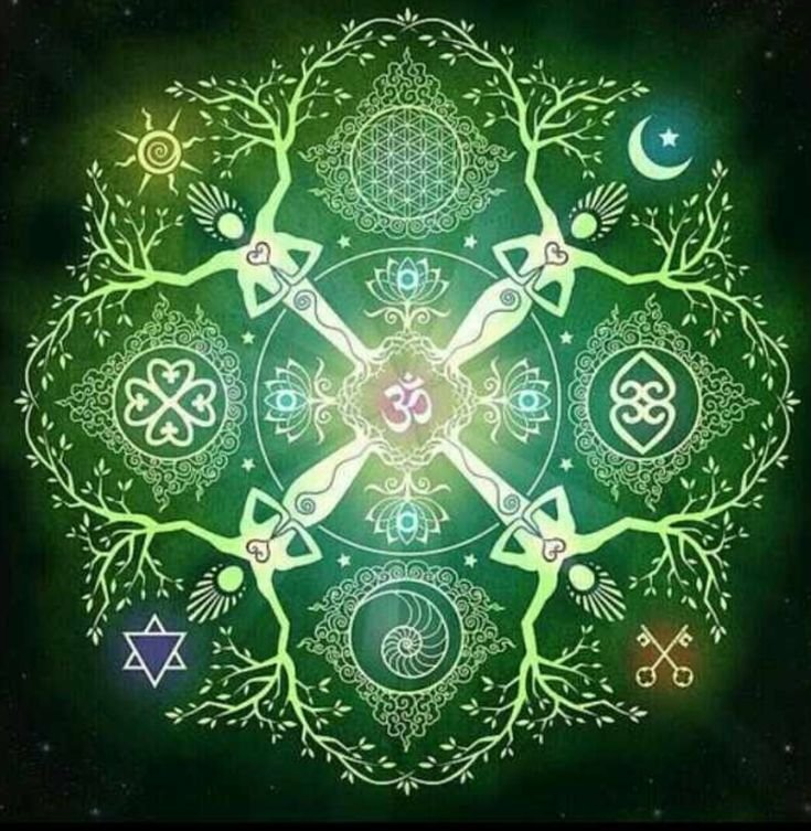 Мандала колодец Акаши