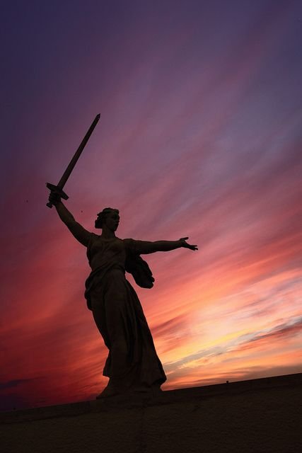 Волгоград Родина мать Мамаев Курган