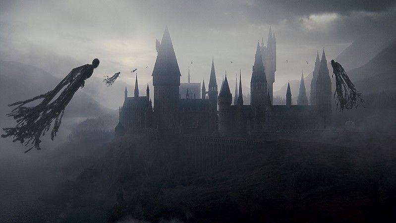 Замок Хогвартс из Гарри Поттера