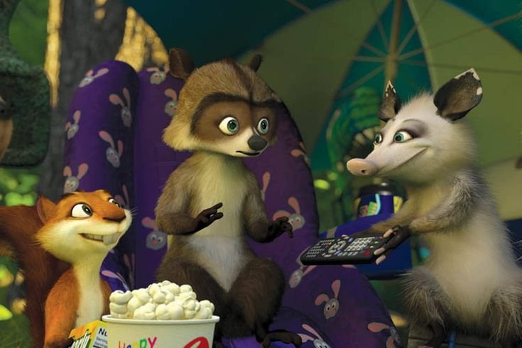 Лесная братва over the Hedge