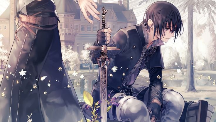 Заставка на рабочий стол аниме парни